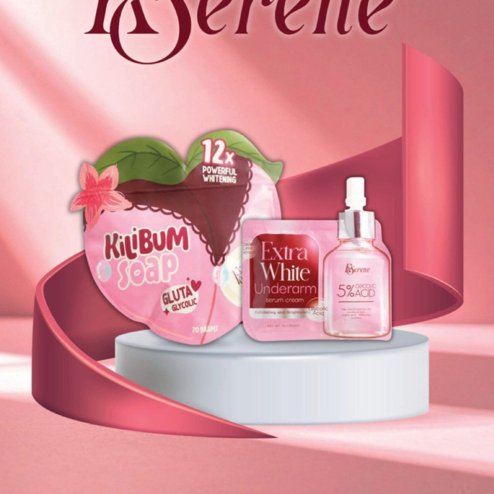 Kilbum Soap with extra white underarm serum with glycolic acid